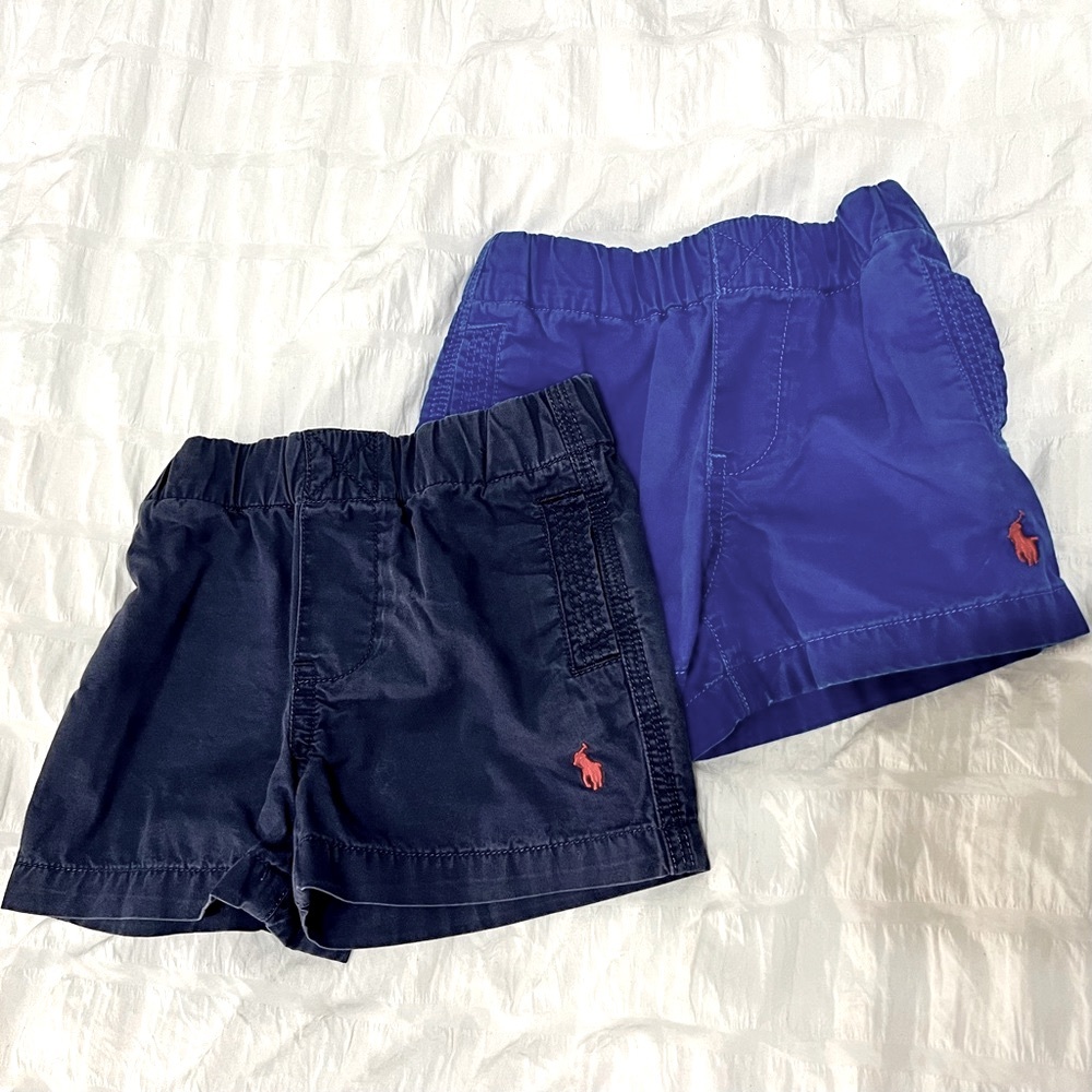 Ralph Lauren Kids Shorts - Navy and Royal Blue